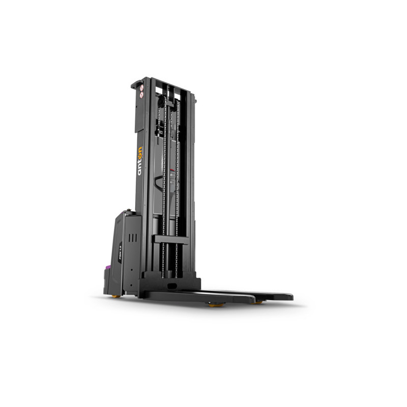 Electric Pedestrian Stacker PSM 1.2 | 1200 kg | Li-ion | AntOn by Jungheinrich - width across fork 570 mm - lift height 3530 mm