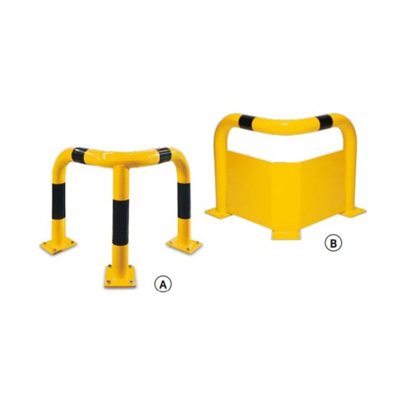 Corner collision protection bracket 600x600x600 mm (HxWxD) Weight 24 kg