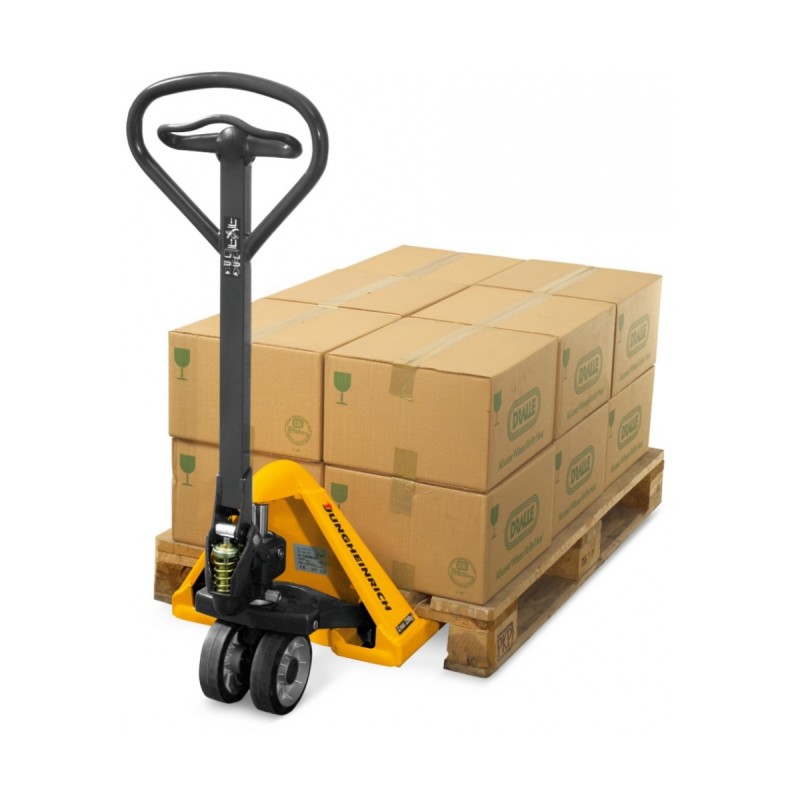 Hand Lift Jungheinrich AM 22 load capacity 2.2 tons fork width 520x1150 mm. single nylon wheel