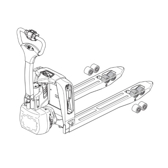 AntOn by Jungheinrich self-service package for Model PTL 1.5 - replace loadwheels | Jungheinrich Shop Thailand
