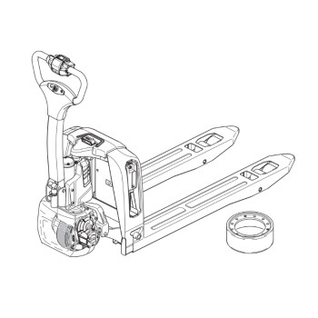 ชุดเปลี่ยนล้อขับรถยก AntOn by Jungheinrich รุ่น PTL 1.5 (Drive Wheel)