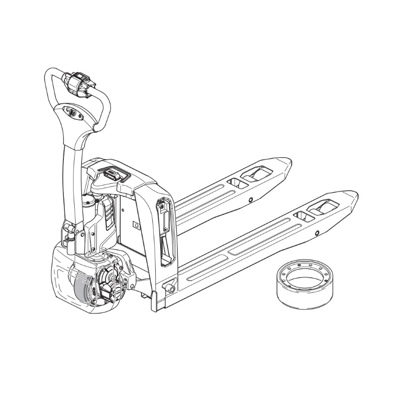 AntOn by Jungheinrich self-service package for Model PTL 1.5 - replace drive wheel| Jungheinrich Shop Thailand