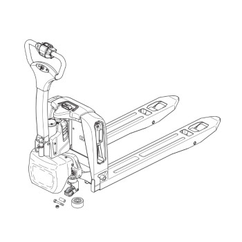 ชุดเปลี่ยนล้อพยุง AntOn by Jungheinrich รุ่น PTL 1.5 (Support Wheels Package)